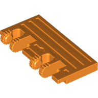 Lego destička 2x4 panty dveře vlaku auta, oranžová (4525851)